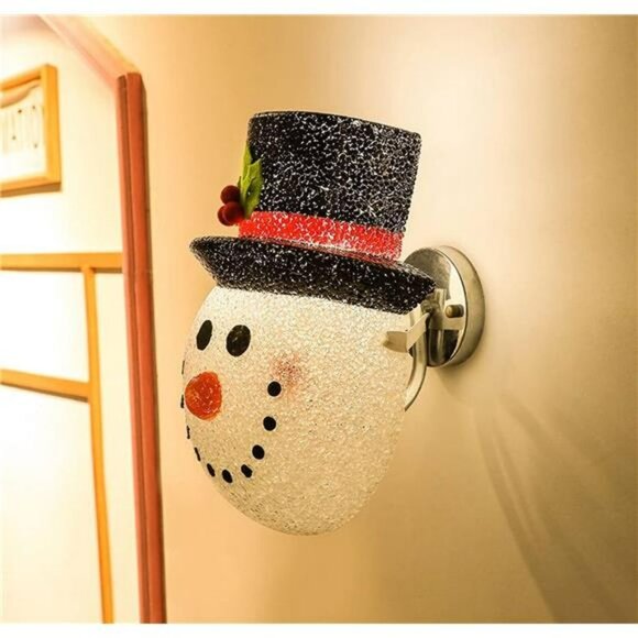 2 Pcs Christmas Porch Light Covers, Outdoor Snowman Christmas Decorations - Picture 1 of 7